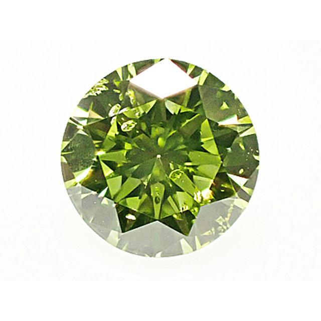 グリーンダイヤモンド（TREATED） ルース 0.267ct FANCY DEEP 