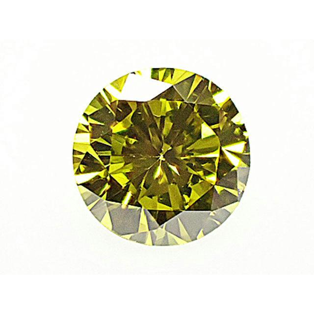 イエローダイヤモンド（TREATED） ルース 0.248ct FANCY VIVID YELLOW