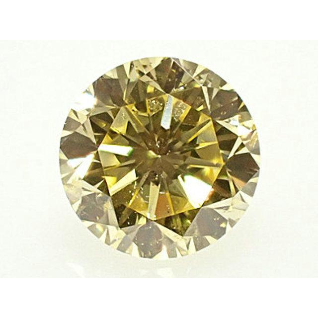 イエローダイヤモンド ルース 0.320ct FANCY ORANGY YELLOW SI2 