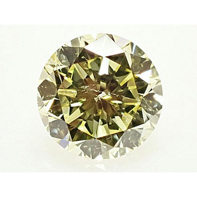 イエローダイヤモンド ルース 0.364ct FANCY LIGHT YELLOW SI2 