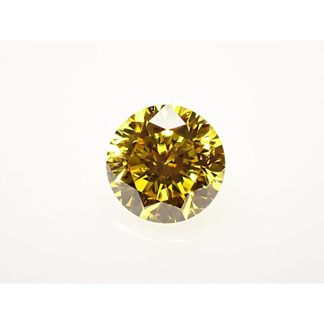 イエローダイヤモンド ルース 0.144ct FANCY VIVID YELLOW SI2  