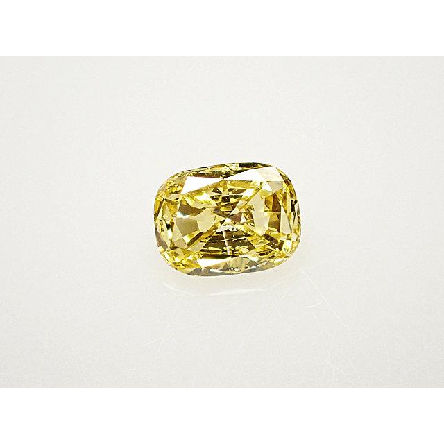 イエローダイヤモンド ルース 0.134ct FANCY YELLOW I1 : ジュエリー 