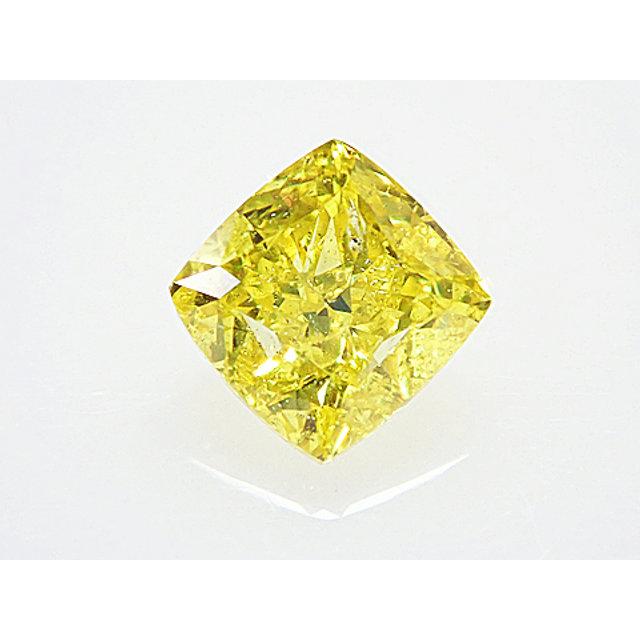 イエローダイヤモンド ルース 0.182ct FANCY VIVID YELLOW SI2  