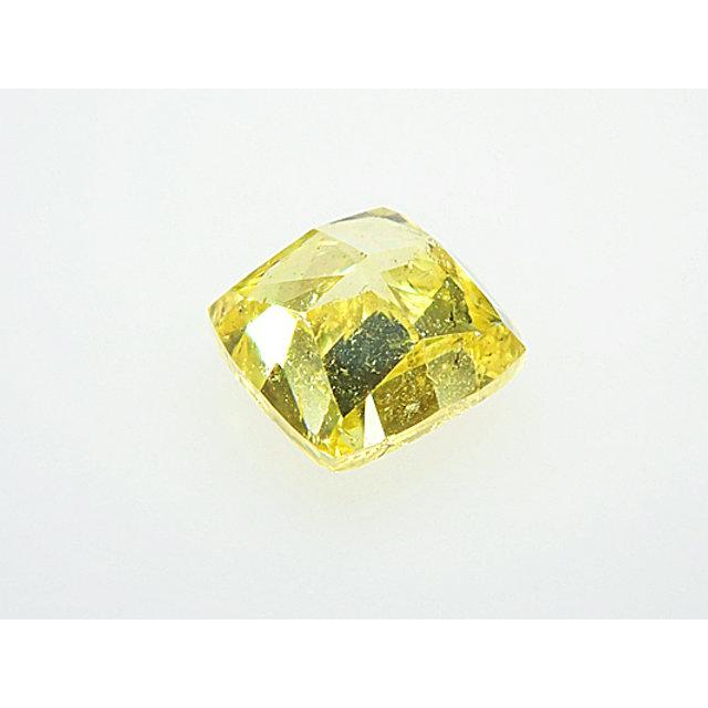 イエローダイヤモンド ルース 0.182ct FANCY VIVID YELLOW SI2 : y-675 