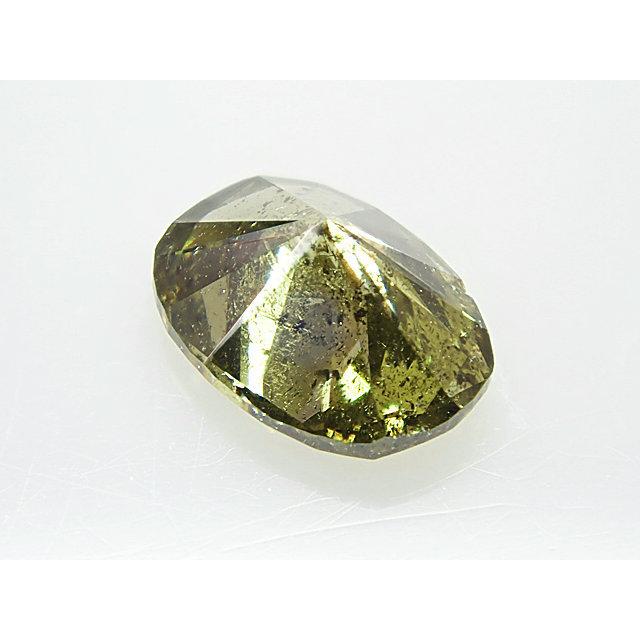 イエローダイヤモンド ルース　0.489ct　FANCY DARK GRAY GREENISH YELLOW　I1_1