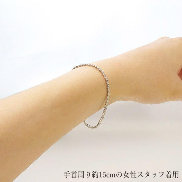 テニスブレスレット 天然ダイヤモンド 1カラットPt900 Hカラー SI