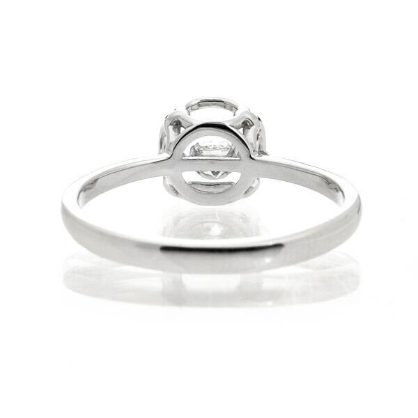 ダンシングストーン ダイヤモンド リング 0.1ct プラチナ Pt900 揺れる リング ダンシングダイヤ クロスフォー 正規品 鑑別書付 保証書付 ギフト プレゼントの画像