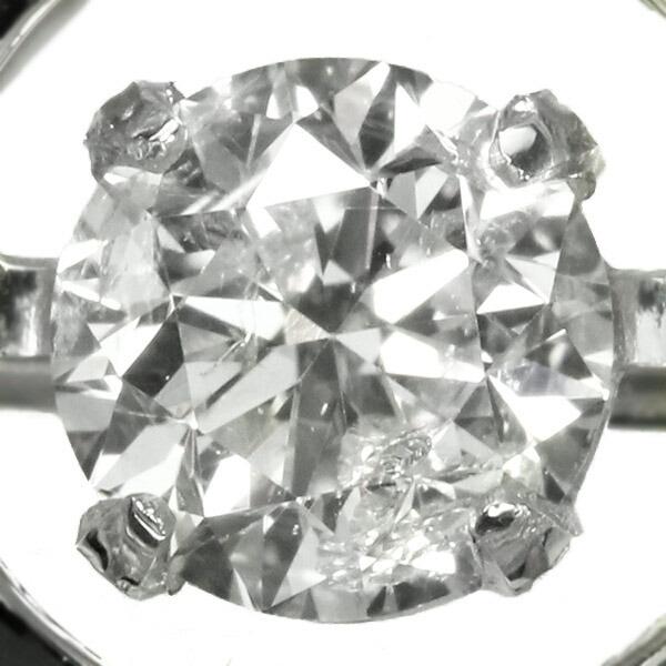 ダンシングストーン ダイヤモンド ネックレス 0.3ct プラチナ Pt900 揺れる ネックレス ダンシングダイヤ サークル クロスフォー 正規品 鑑別書付 保証書付の画像