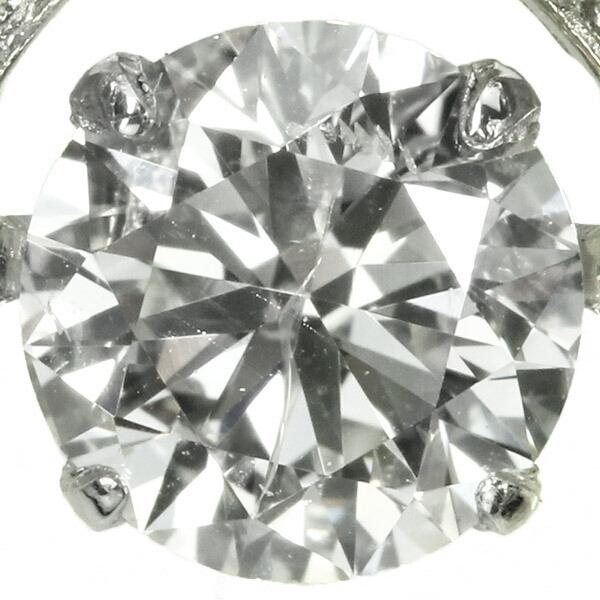 ダンシングストーン ダイヤモンド ネックレス 0.5ct プラチナ Pt900 揺れる ネックレス ダンシングダイヤ V字 逆V字型 クロスフォー 正規品 鑑別書付 保証書付の画像
