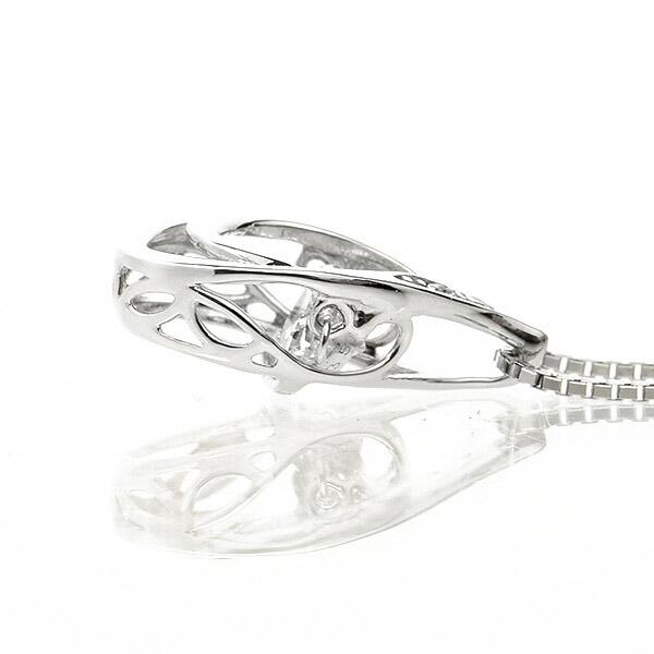 ダンシングストーン ダイヤモンド ネックレス 0.3ct プラチナ Pt900 揺れる ネックレス ダンシングダイヤ クロスフォー 正規品 鑑別書付 保証書付の画像