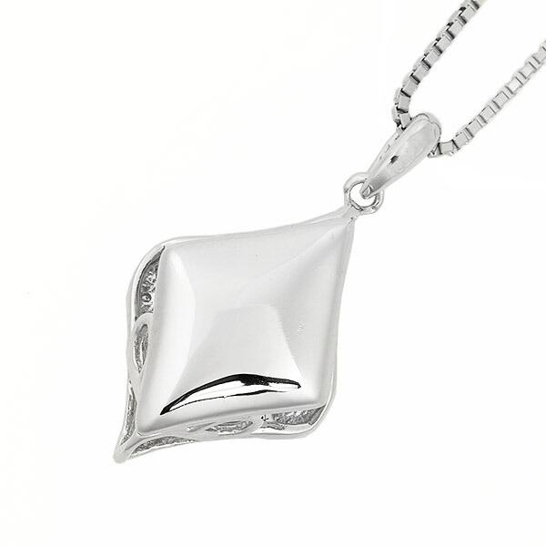 ダンシングストーン ダイヤモンド ネックレス 0.5ct プラチナ Pt900 揺れる ネックレス ダンシングダイヤ クロスフォー 正規品 鑑別書付 保証書付の画像