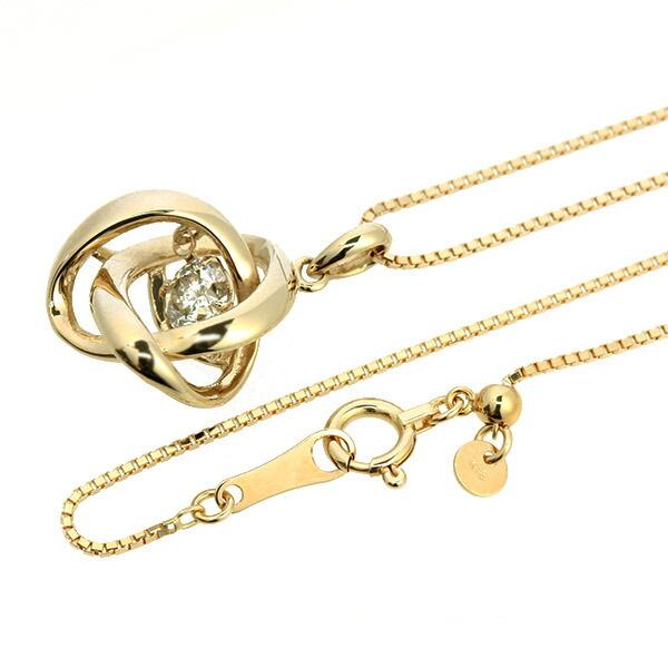 ダンシングストーン ダイヤモンド ネックレス 0.3ct K18 ピンクゴールド 揺れる ネックレス ダンシングダイヤ クロスフォー 正規品 鑑別書付 保証書付の画像