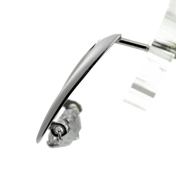 ダンシングストーン ダイヤモンド ピアス 1.0ct プラチナ Pt900 0.5×0.5ct 揺れる ピアス V字 逆V字型 クロスフォー 正規品 鑑別書付 保証書付の画像