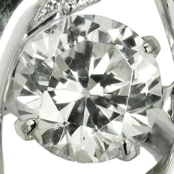 ダンシングストーン ダイヤモンド ネックレス 0.3ct プラチナ Pt900 揺れる ネックレス ダンシングダイヤ クロスフォー 正規品 鑑別書付 保証書付の画像