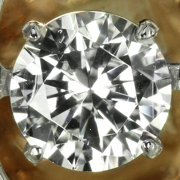 ダンシングストーン ダイヤモンド ネックレス 0.2ct プラチナ K18 ピンクゴールド 揺れる ネックレス ダンシングダイヤ クロスフォー 正規品 鑑別書付の画像