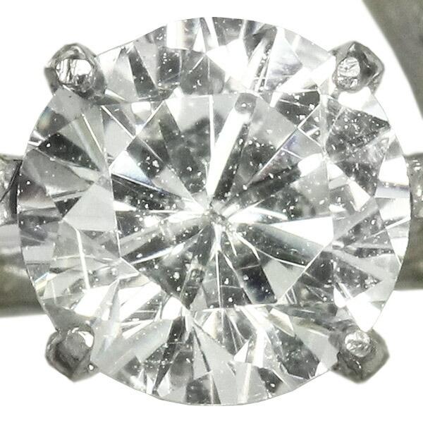 ダンシングストーン ダイヤモンド ネックレス 0.3ct プラチナ Pt900 揺れる ネックレス ダンシングダイヤ クロスフォー 正規品 鑑別書付 保証書付の画像