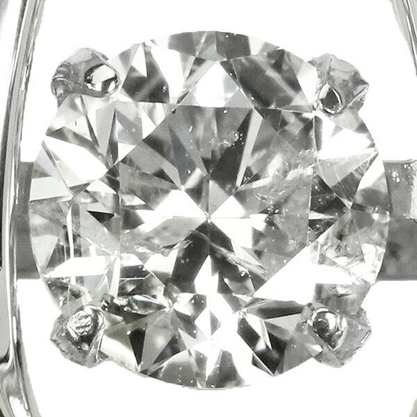 ダンシングストーン ダイヤモンド ネックレス 0.3ct プラチナ Pt900 揺れる ネックレス ダンシングダイヤ 馬蹄 ホースシュー クロスフォー 正規品 鑑別書付の画像