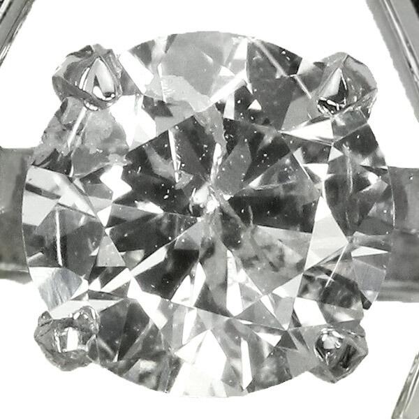 ダンシングストーン ダイヤモンド ネックレス 0.4ct プラチナ Pt900 揺れる ネックレス ダンシングダイヤ クロスフォー 正規品 鑑別書付 保証書付の画像