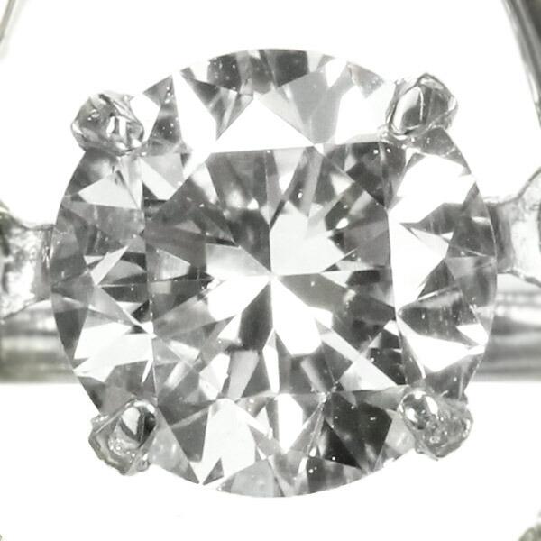 ダンシングストーン ダイヤモンド ネックレス 0.28ct プラチナ Pt900 揺れる ネックレス ダンシングダイヤ 馬蹄 ホースシュー クロスフォー 正規品 鑑別書付の画像