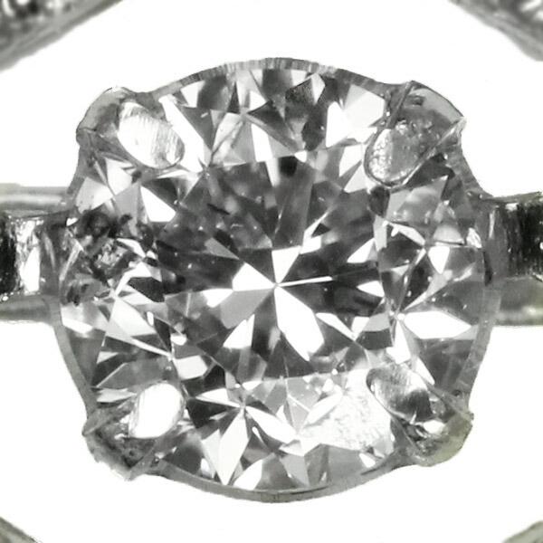 ダンシングストーン ダイヤモンド ネックレス 0.2ct プラチナ Pt900 揺れる ネックレス ダンシングダイヤ クロスフォー 正規品 鑑別書付 保証書付の画像