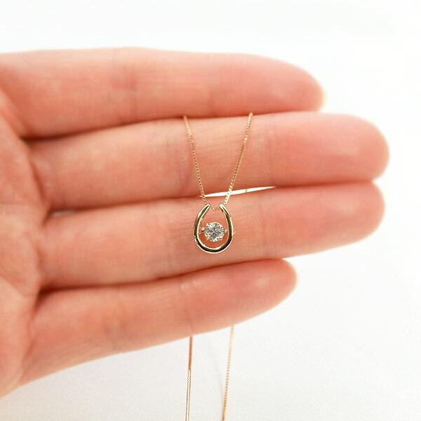 Crossfor NewYork ダンシングストーン ダイヤモンド ネックレス 0.2ct  