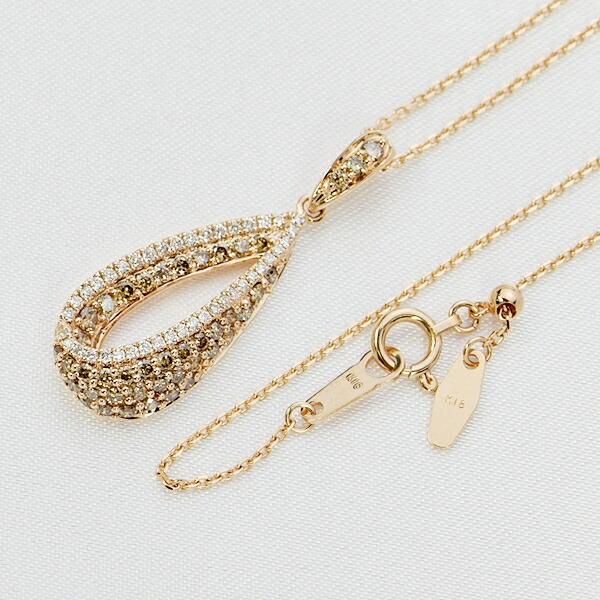 m*u様 k18 涙型ペンダントネックレス ダイヤモンド m*u様 k18 涙型ペンダントネックレス ダイヤモンド K18 ダイヤモンド