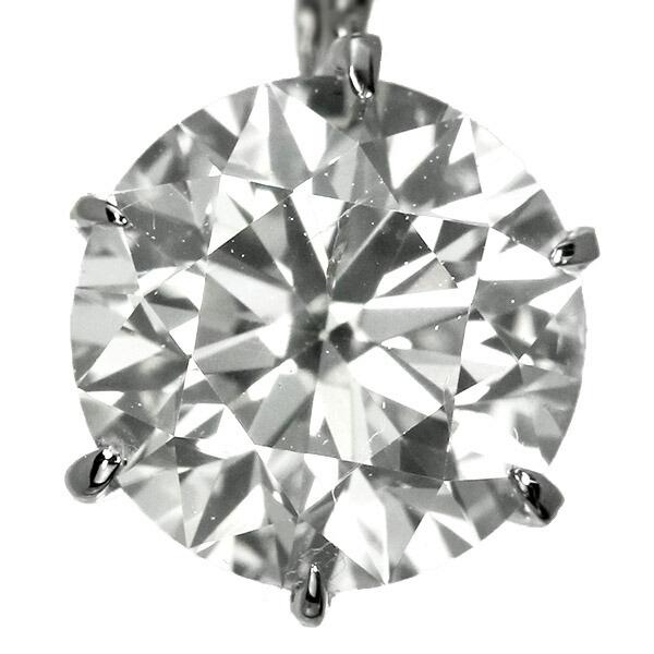 ダイヤモンド ネックレス 1カラット 一粒 1.0ct 6本爪 プラチナ Pt900
