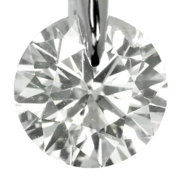 ダイヤモンド ネックレス 一粒 0.5ct 一点留 プラチナ Pt900 Hカラー