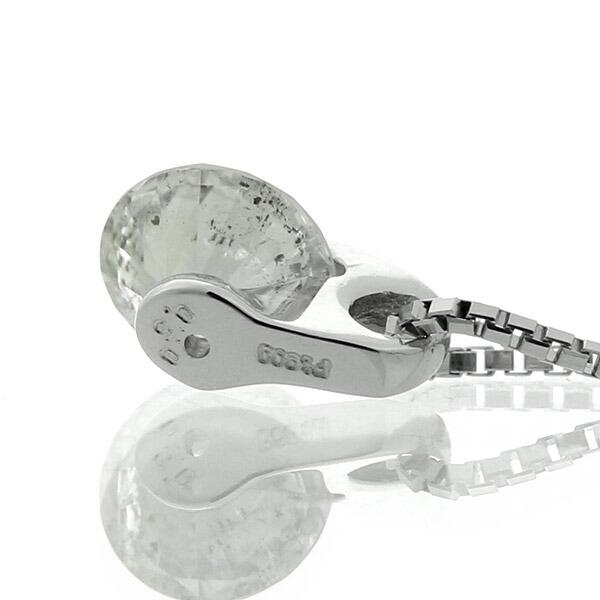 ダイヤモンド ネックレス 一粒 0.5ct 一点留 プラチナ Pt900 シンプル