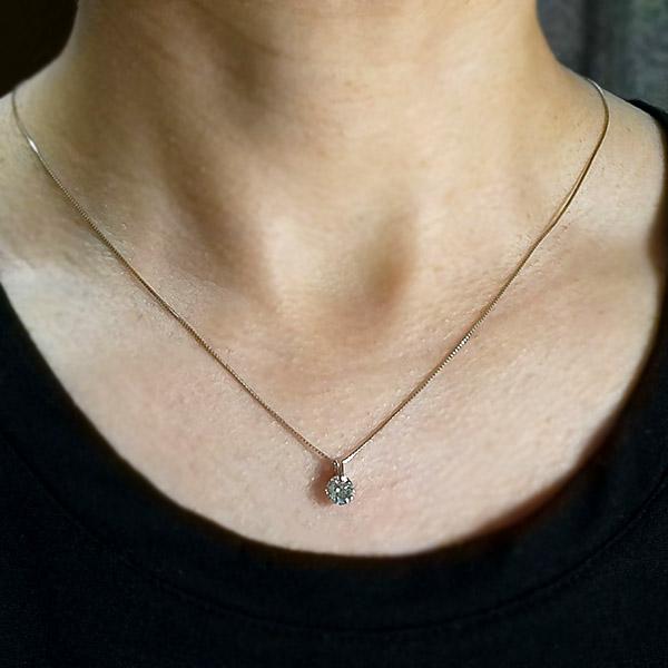 ダイヤモンド ネックレス 一粒 0.7ct 一点留 プラチナ Pt900 シンプル 定番 鑑別書付 保証書付 特価 大特価品 スペシャルプライス ギフト プレゼント クリスマスの画像