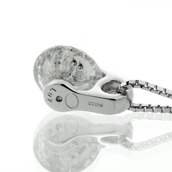1カラット ダイヤモンド ネックレス 一粒 1.0ct 天然ダイヤモンド 1キャラット 一点留 プラチナ Pt900 シンプル 定番 鑑別書付 保証書付 特価 大特価品の画像