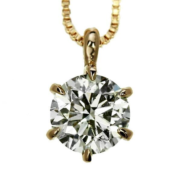 ダイヤモンド ネックレス 一粒 0.3ct 6本爪 K18 ピンクゴールド ダイヤモンド ネックレス 一粒 0.3ct 6本爪 K18 ピンクゴールド