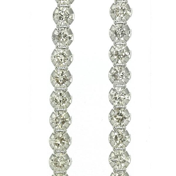 ダイヤモンド ピアス ラインピアス ロングピアス アメリカンピアス K18