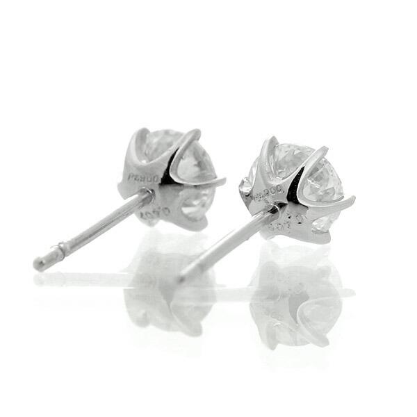 ダイヤモンド ピアス0.8ct 0.4×0.4ct Pt900 プラチナ ハート ダイヤモンド ピアス0.8ct 0.4×0.4ct Pt900 プラチナ ハート
