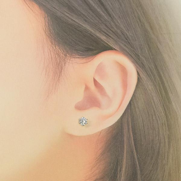 ダイヤモンド ピアス0.8ct 0.4×0.4ct Pt900 プラチナ ハート ダイヤモンド ピアス0.8ct 0.4×0.4ct Pt900 プラチナ ハート