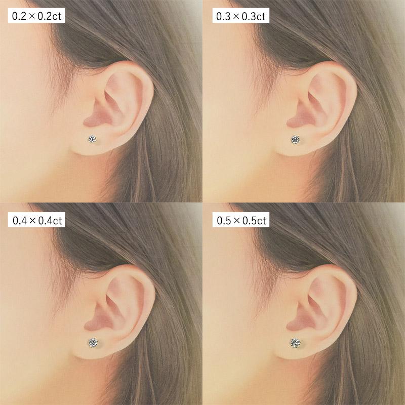 ダイヤモンド ピアス0.8ct 0.4×0.4ct Pt900 プラチナ ハート ダイヤモンド ピアス0.8ct 0.4×0.4ct Pt900 プラチナ ハート