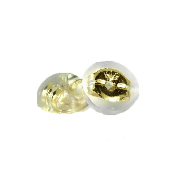 新品K18YGイエローダイヤモンド0.54ctデザインピアス鑑別付 0.8ct ダイヤモンド ピアス 0.4×0.4ct K18 イエローゴールド Hカラー