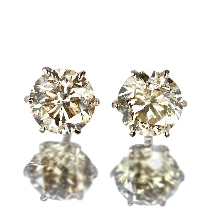 2カラット ダイヤモンド ピアス 1.0×1.0ct K18 ピンクゴールド K 2カラット ダイヤモンド ピアス 1.0×1.0ct K18 ピンクゴールド K