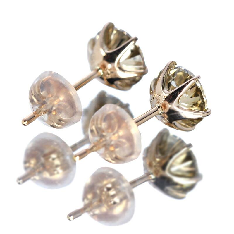 2カラット ダイヤモンド ピアス 1.0×1.0ct K18 ピンクゴールド K 2カラット ダイヤモンド ピアス 1.0×1.0ct K18 ピンクゴールド K