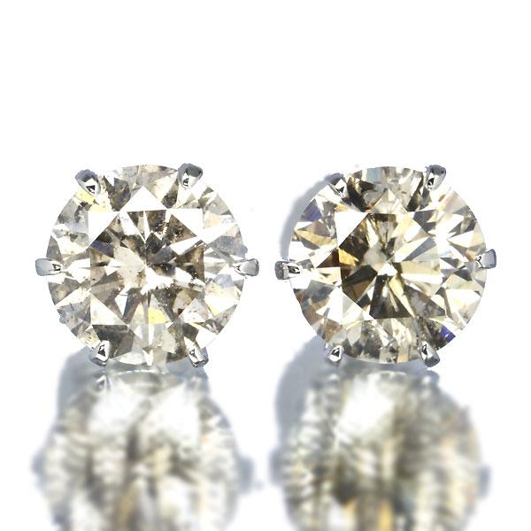 3カラット ダイヤモンド ピアス 1.5×1.5ct Pt900 プラチナ J 3カラット ダイヤモンド ピアス 1.5×1.5ct Pt900 プラチナ J