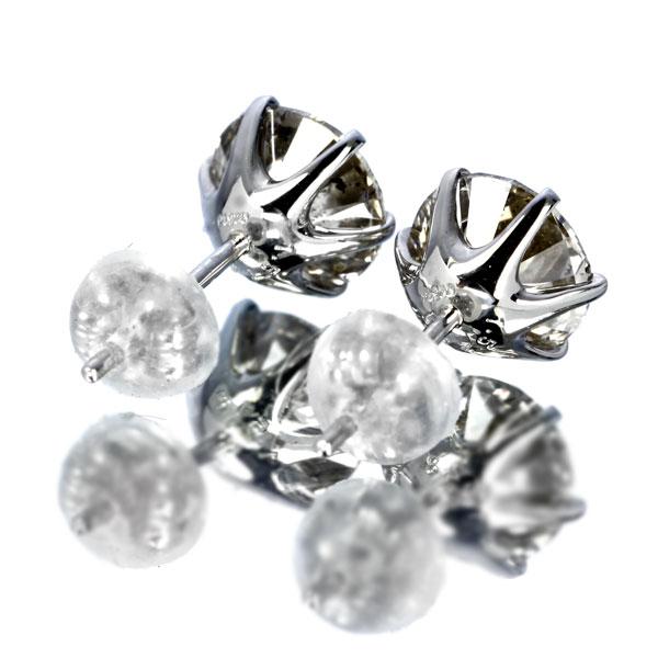 3カラット ダイヤモンド ピアス 1.5×1.5ct Pt900 プラチナ J 3カラット ダイヤモンド ピアス 1.5×1.5ct Pt900 プラチナ J