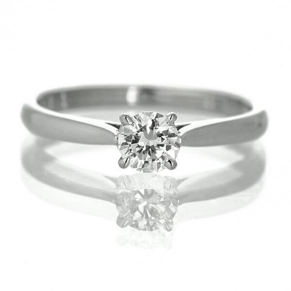 ダイヤモンド リング 0.3ct Pt900 プラチナ ハートアンドキューピット 