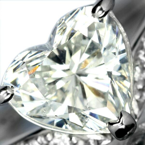 1.1ct ダイヤモンド リング プラチナ Pt900 ハートシェイプ 1.1ct ダイヤモンド リング プラチナ Pt900 ハートシェイプ