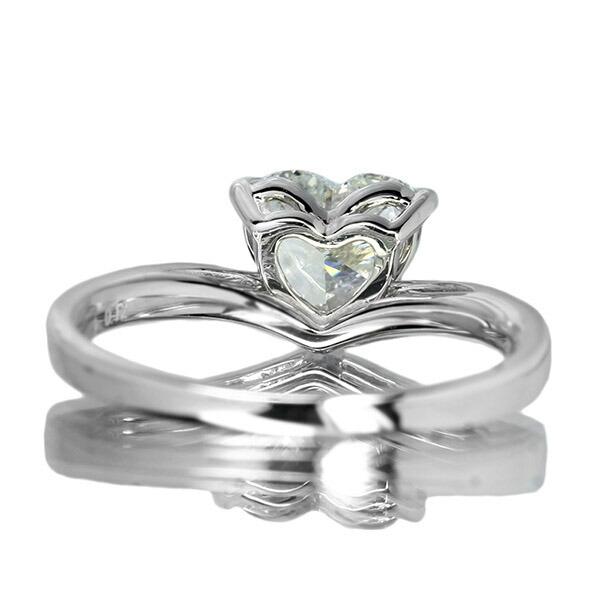 1.1ct ダイヤモンド リング プラチナ Pt900 ハートシェイプ 1.1ct ダイヤモンド リング プラチナ Pt900 ハートシェイプ
