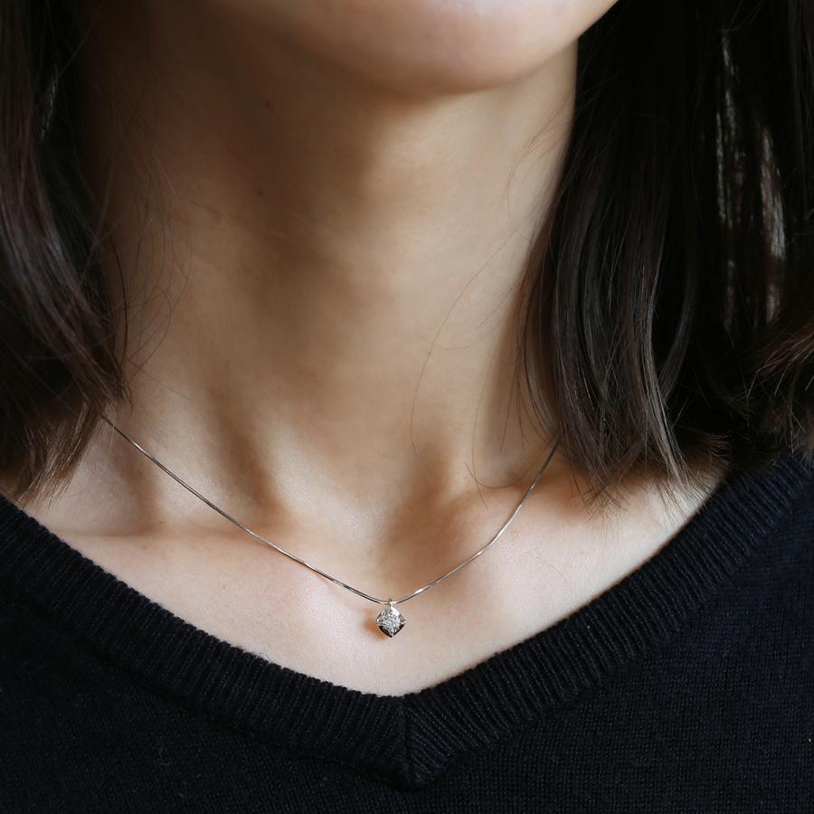 ジュエリーフィガロ レアリゼ 鑑定書付 0.14ct プラチナ ダイヤモンド