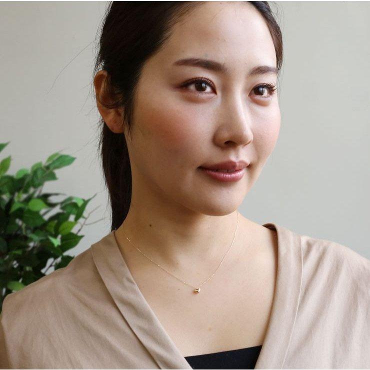 ジュエリーフィガロ K10 PG/YG/WG ハート モチーフ ネックレス