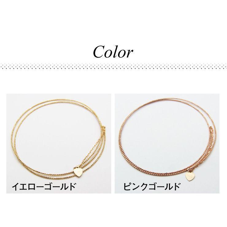 K10 PG/YG 形状記憶 2連ブレスレットの画像
