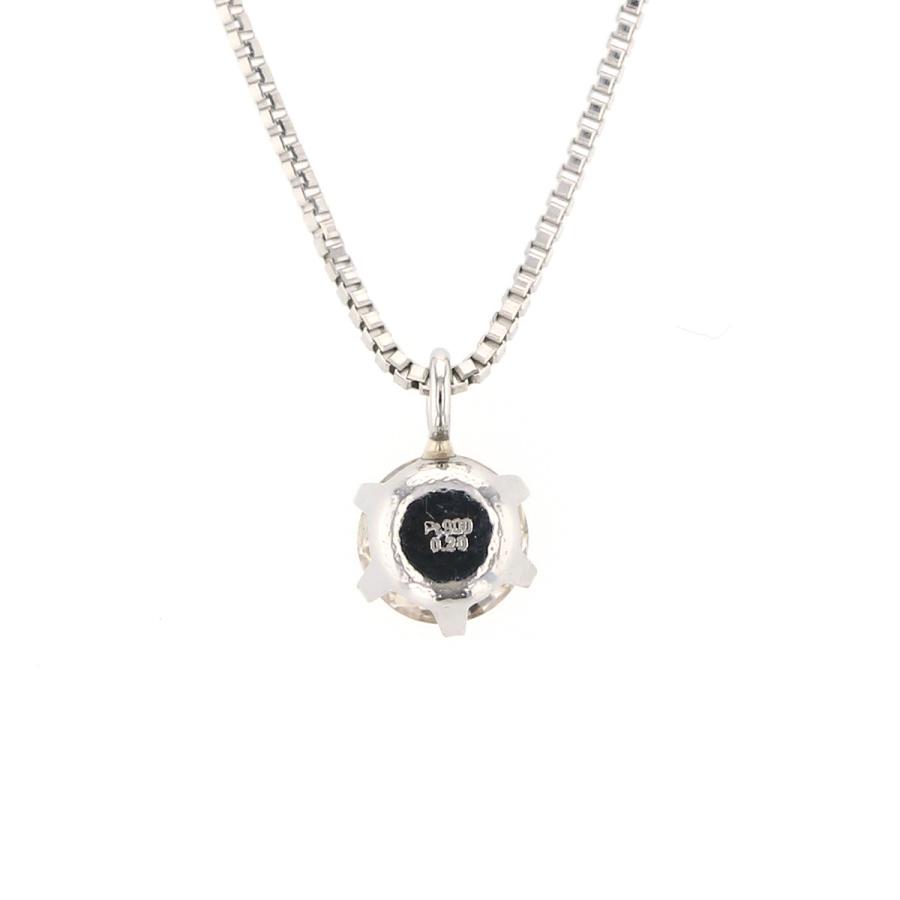 ジュエリーフィガロ プラチナ ダイヤモンド ネックレス 0.2ct 一粒 