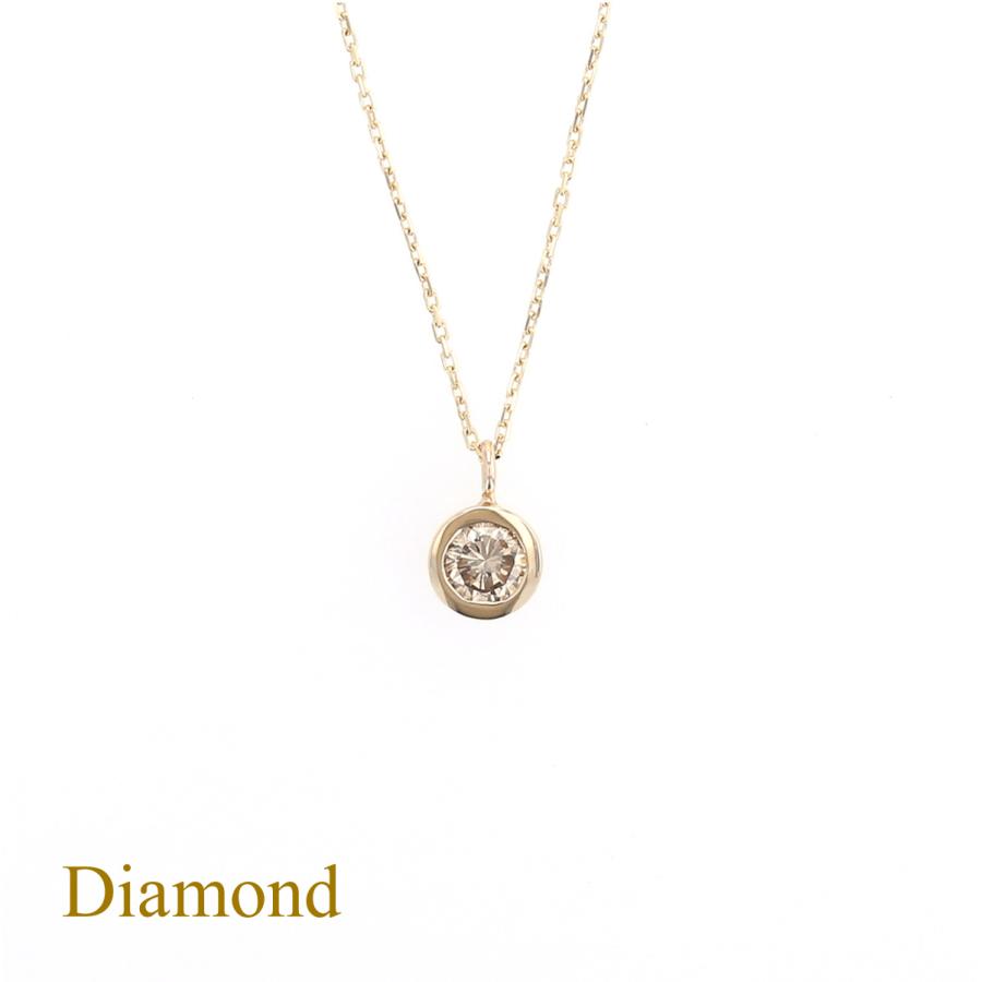 ジュエリーフィガロ ネックレス ダイヤモンド K10 YG イエローゴールド