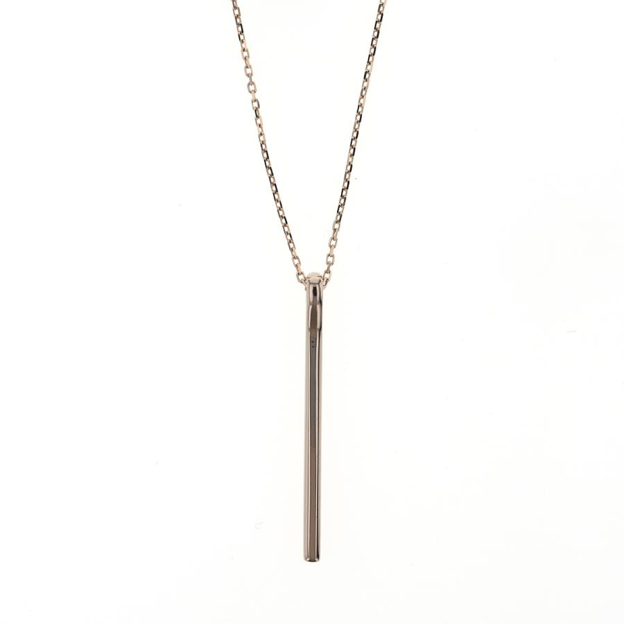 レアリゼ Kashikey コラボ K18 BG ダイヤモンド ネックレス ブラウンゴールド バー ダイヤ 18k 18金 妻 彼女 誕生日プレゼント ギフト レディース 4月 4月誕生石 | ジュエリーフィガロ | 04
